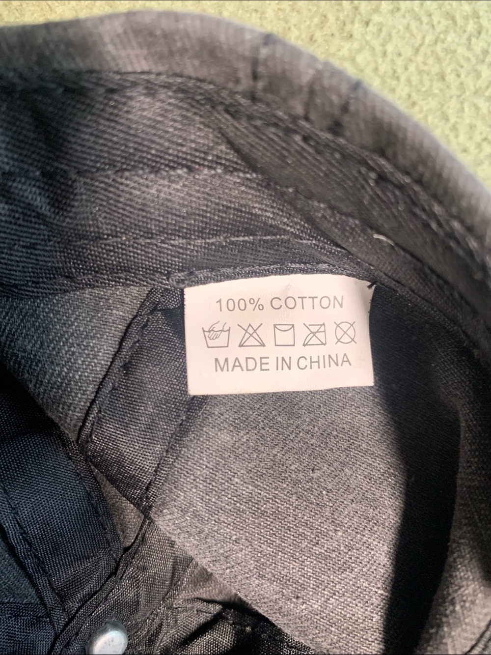 NWOT Let’s Go Brandon black faded hat. Distressing intentional. Adjustable strap - Picture 2 of 5